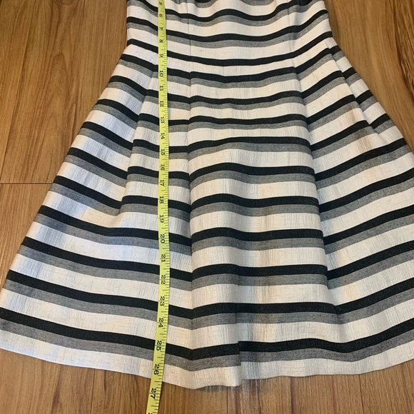 THII Black Stripe Strapless Cocktail Dress - Picture 16 of 16